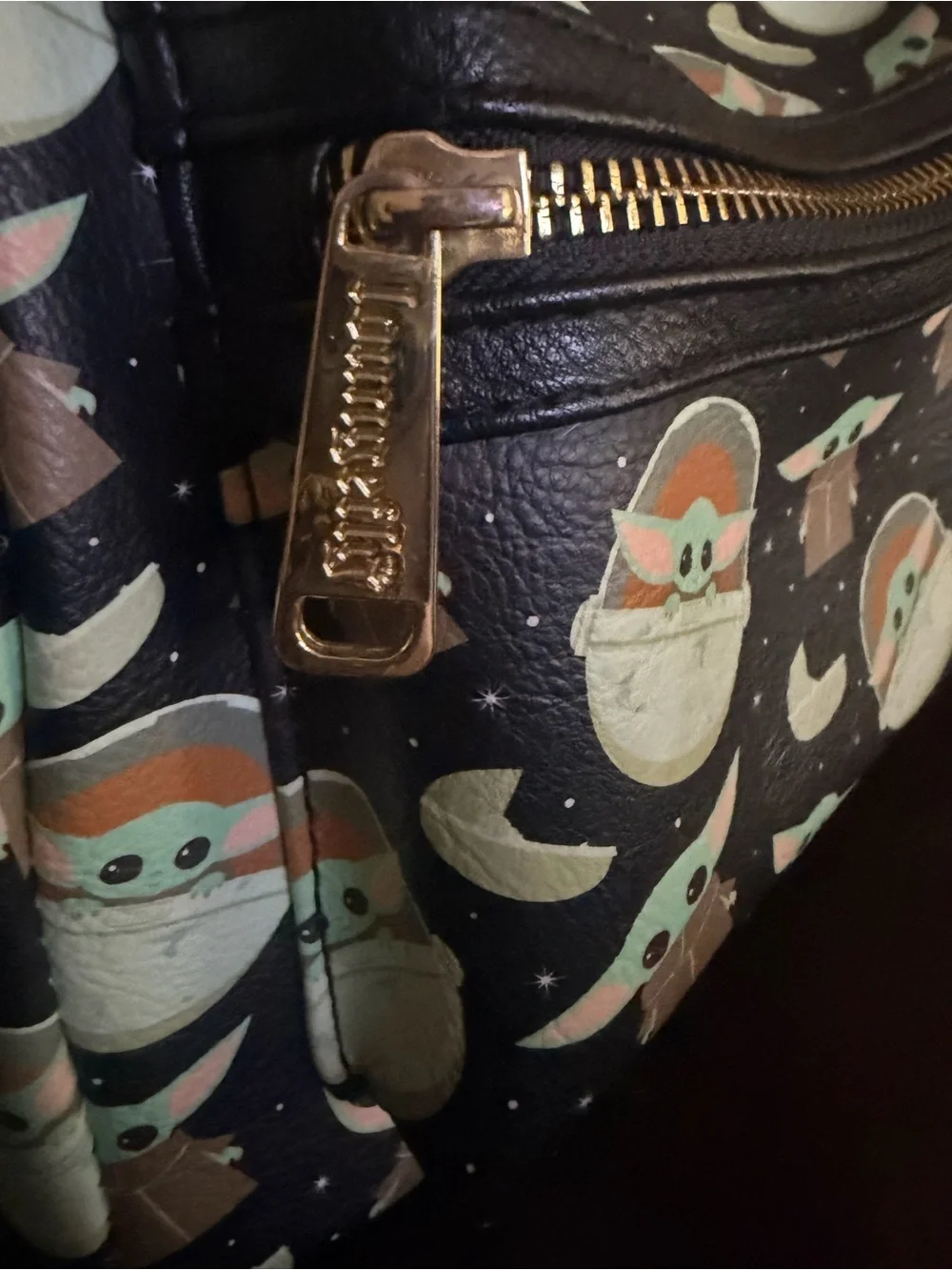 Loungefly Star Wars Grogu Mini Backpack - Black, Mint, Cream, Tan